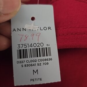 Ann Taylor Red Pants - Size M Petite